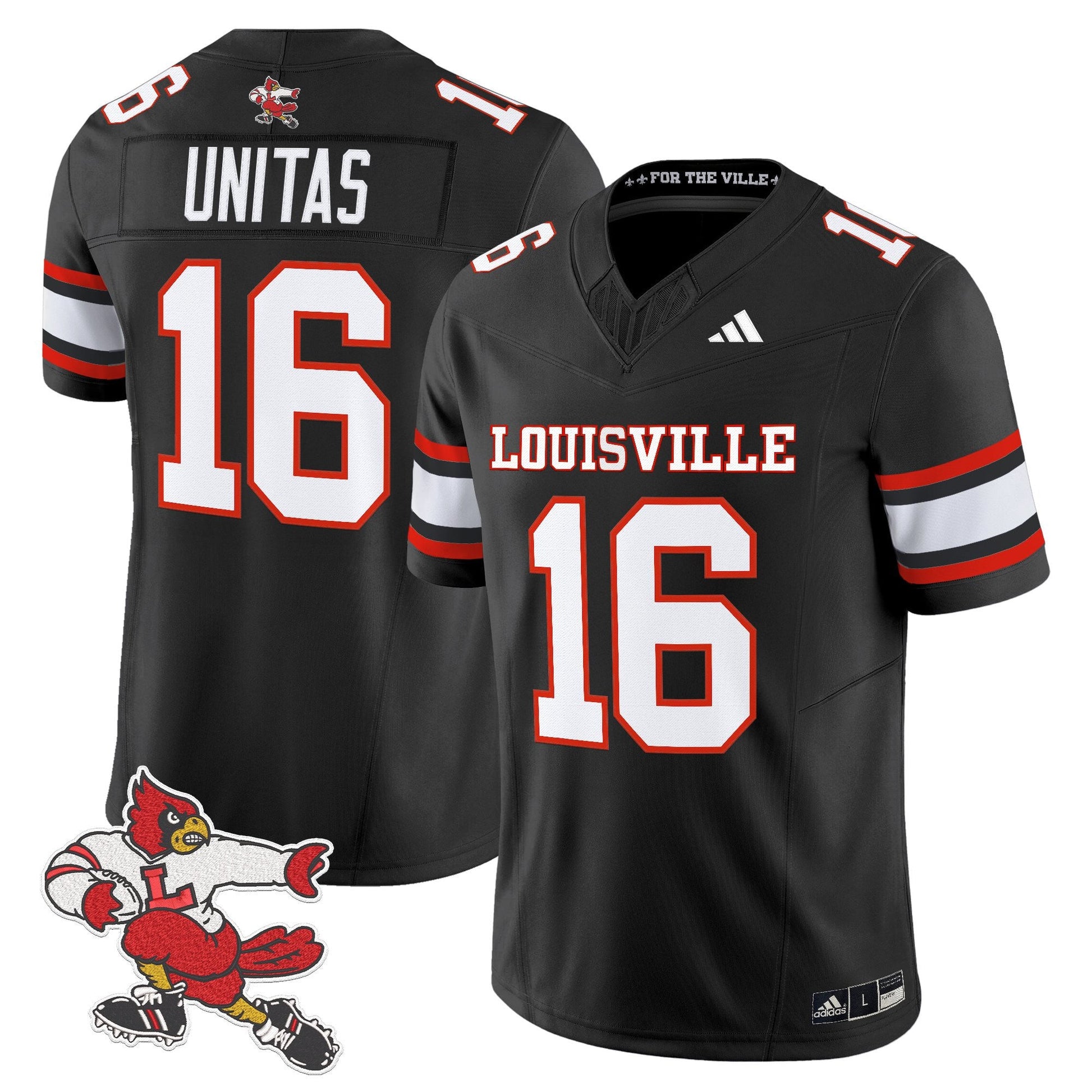 Men's Louisville Cardinals '1980s Throwback' Vapor Limited Jersey - All Stitched