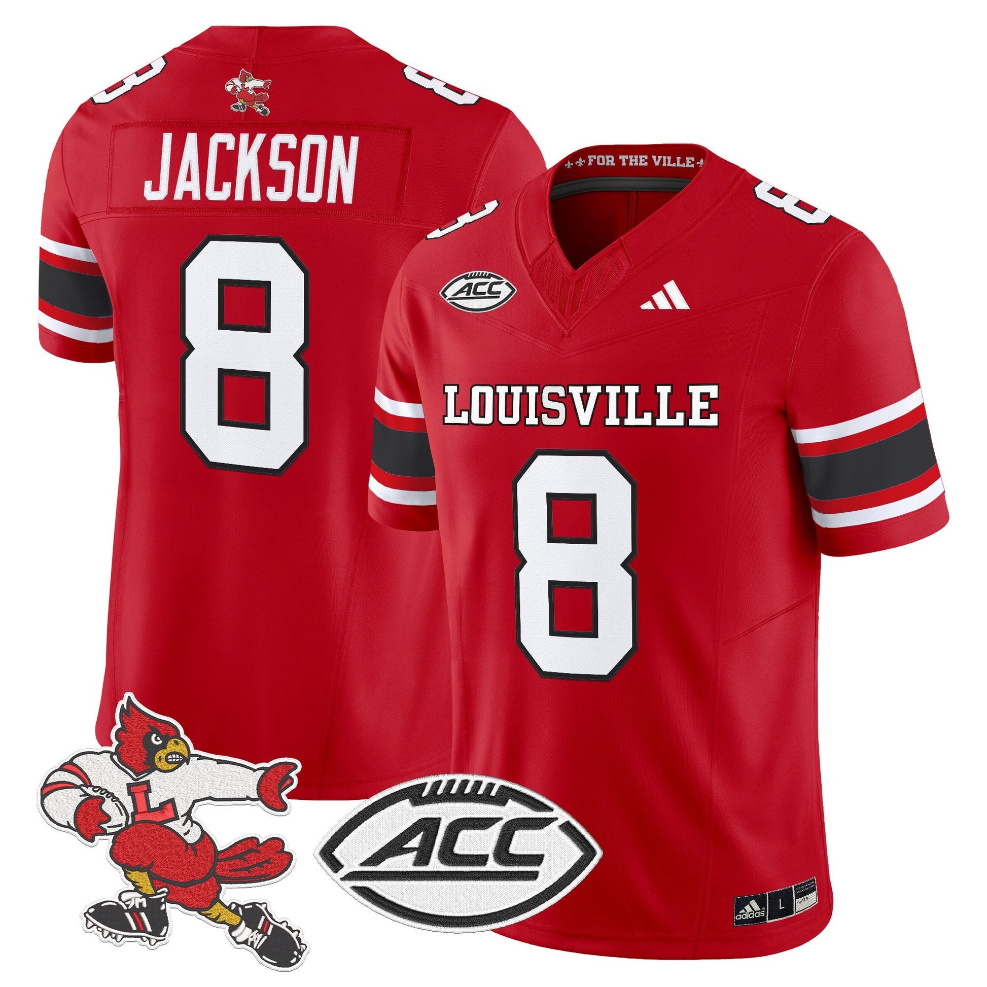 Men's Louisville Cardinals '1980s Throwback' Vapor Limited Jersey - All Stitched
