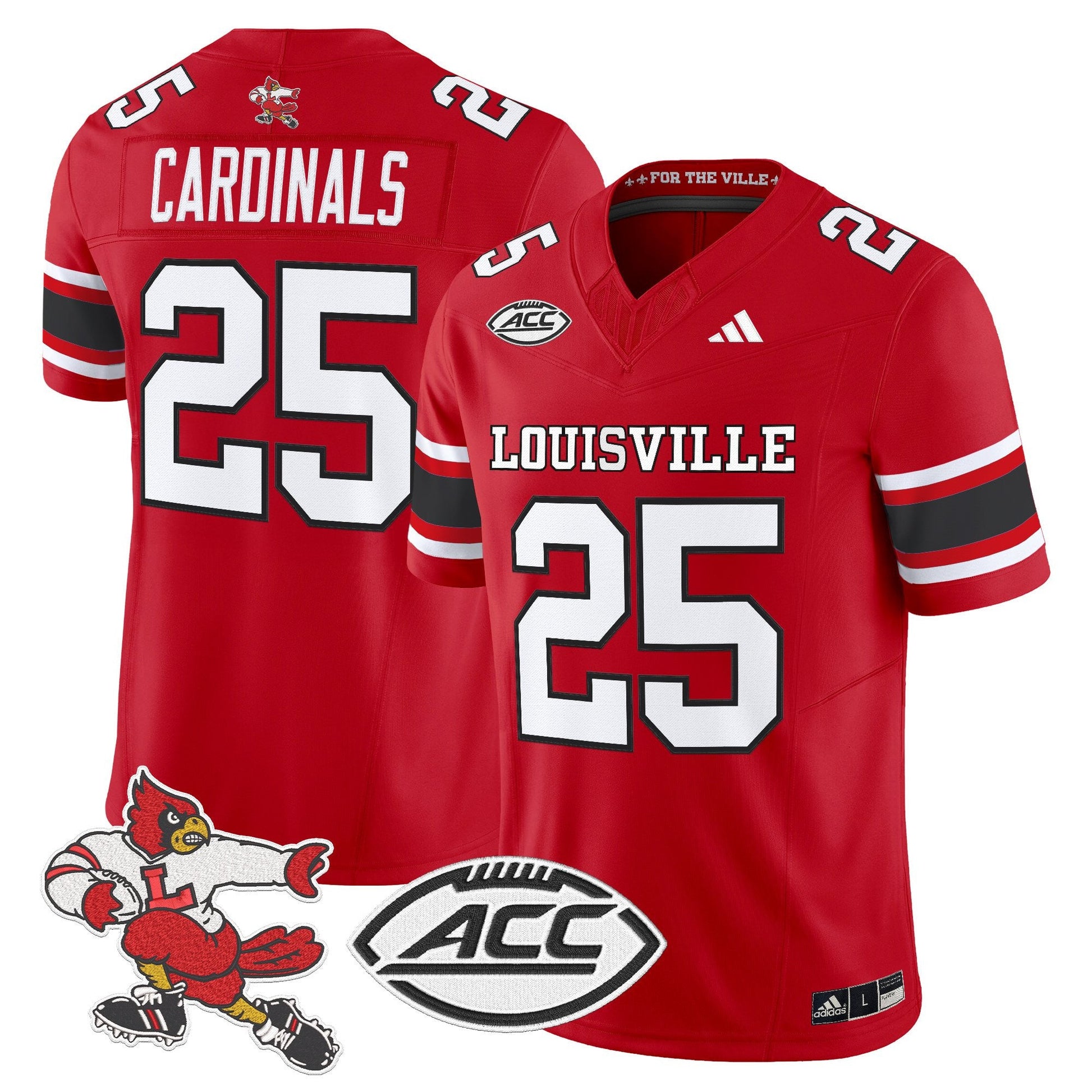 Men's Louisville Cardinals '1980s Throwback' Vapor Limited Jersey - All Stitched