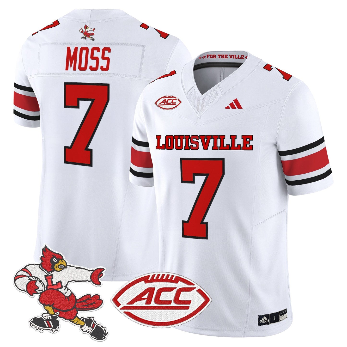 Men's Louisville Cardinals '1980s Throwback' Vapor Limited Jersey - All Stitched
