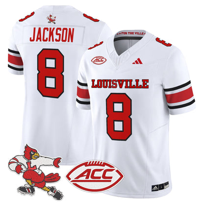 Men's Louisville Cardinals '1980s Throwback' Vapor Limited Jersey - All Stitched