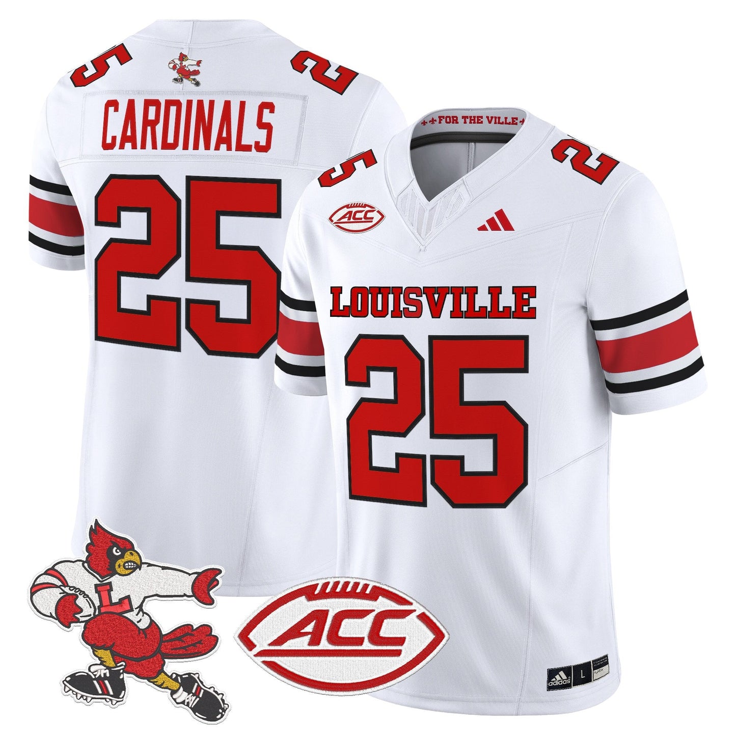 Men's Louisville Cardinals '1980s Throwback' Vapor Limited Jersey - All Stitched