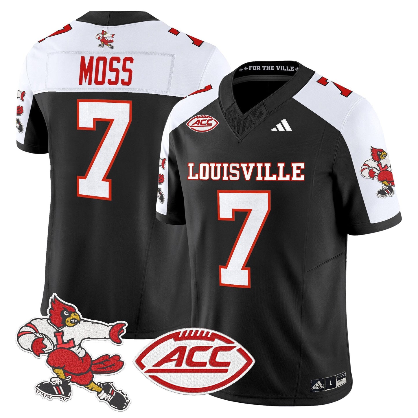 Men's Louisville Cardinals '1980s Throwback' Vapor Limited Jersey - All Stitched