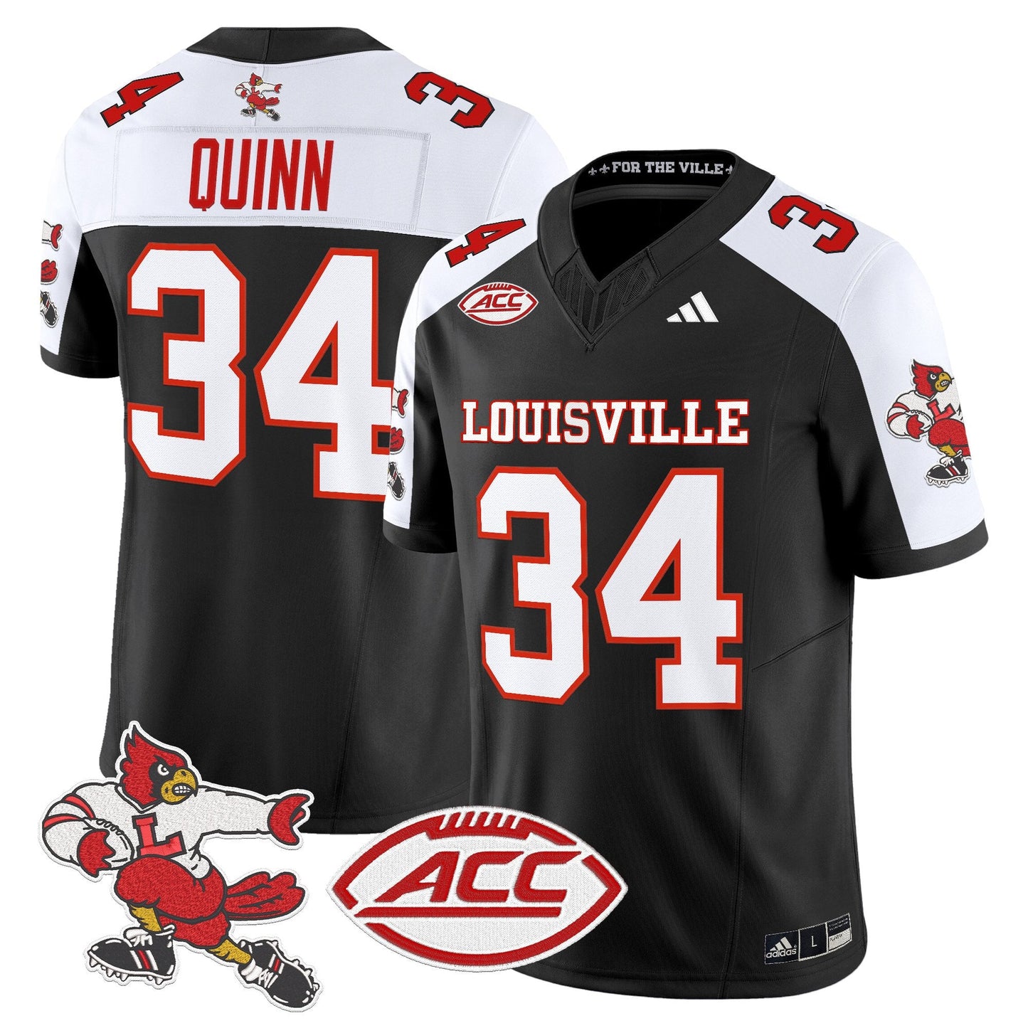 Men's Louisville Cardinals '1980s Throwback' Vapor Limited Jersey - All Stitched