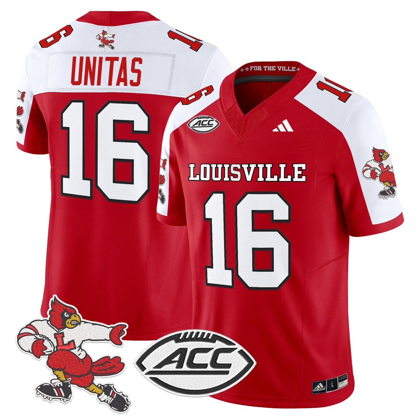 Men's Louisville Cardinals '1980s Throwback' Vapor Limited Jersey - All Stitched