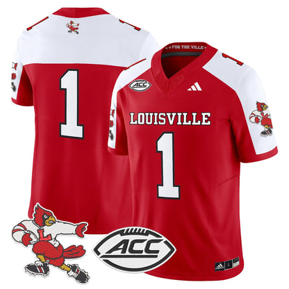Louisville Cardinals '1980s Throwback' Vapor Limited Jersey - All Stitched