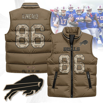 Buffalo Bills Hunting Unisex Puffer Vest
