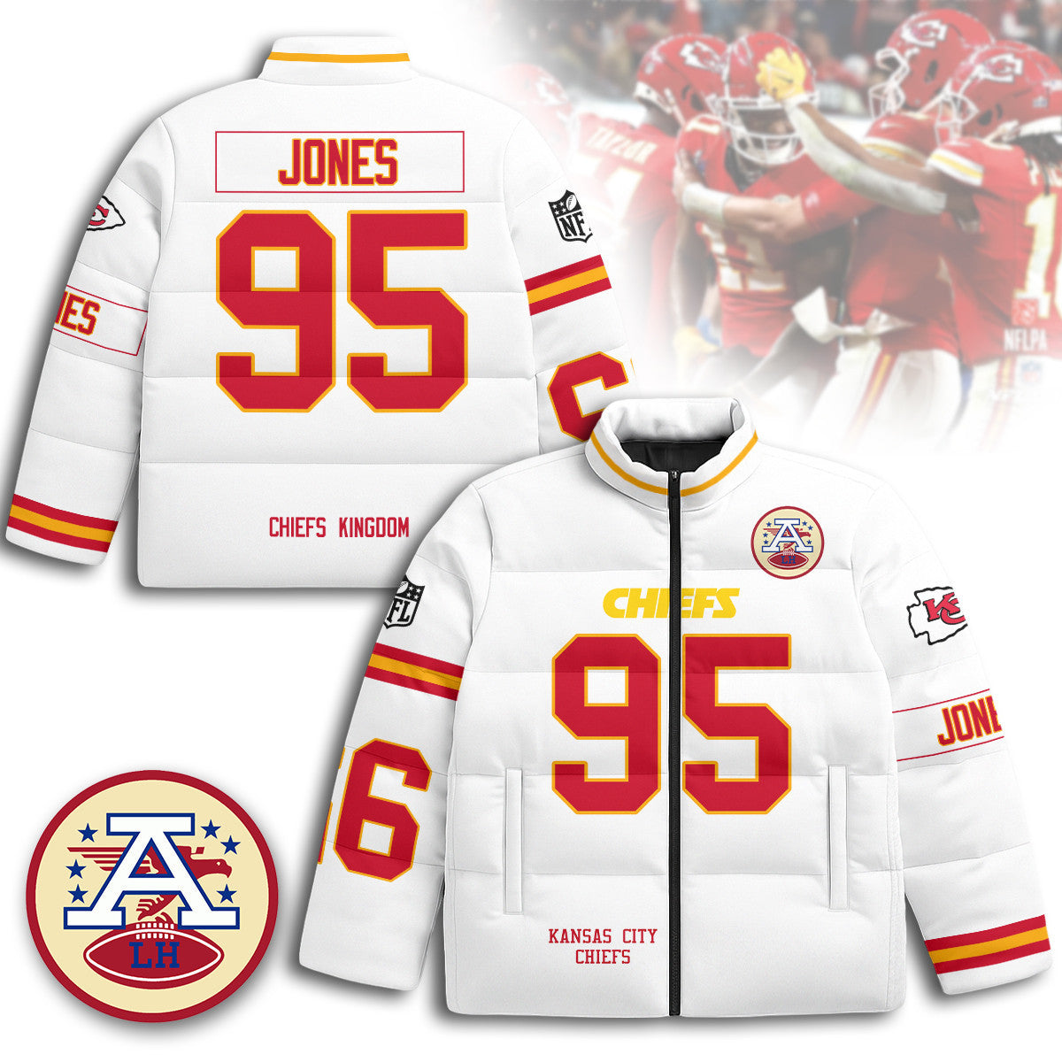 Kansas City Chiefs Unisex Puffer Jacket