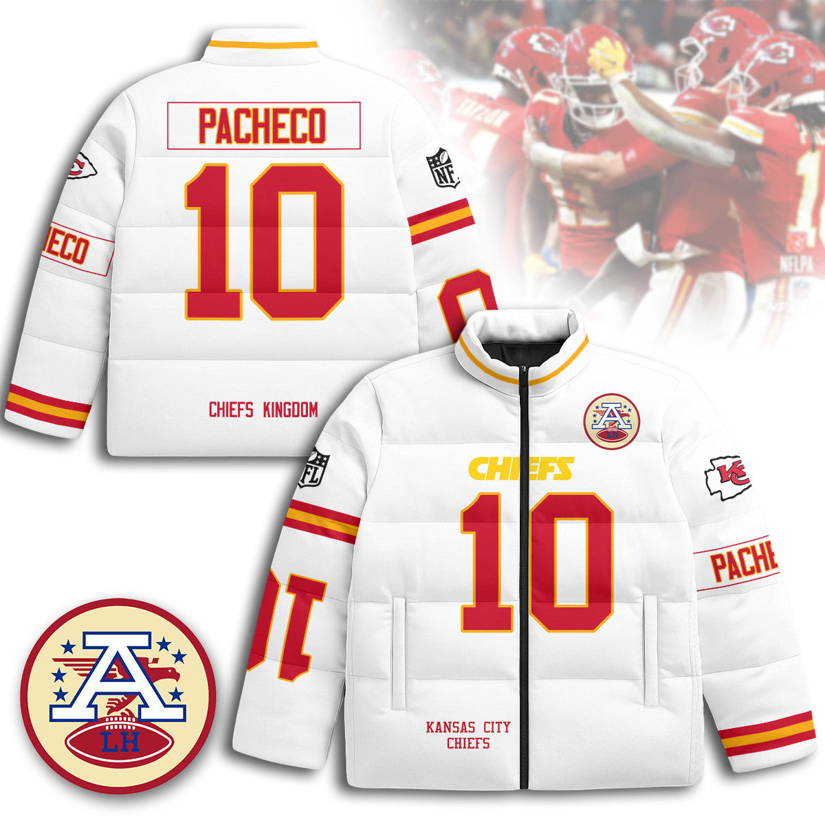 Kansas City Chiefs Unisex Puffer Jacket