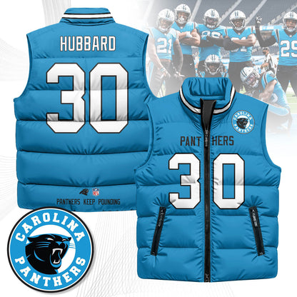 Carolina Panthers Unisex Puffer Vest