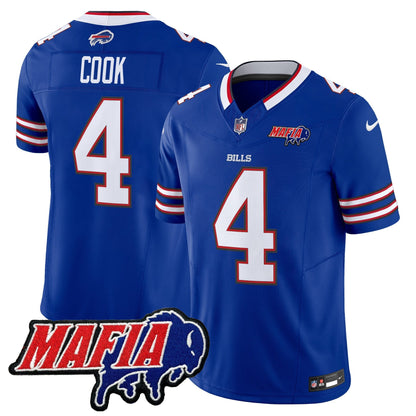 BUF 2025 Bills Mafia Patch Vapor Limited Jersey - All Stitched