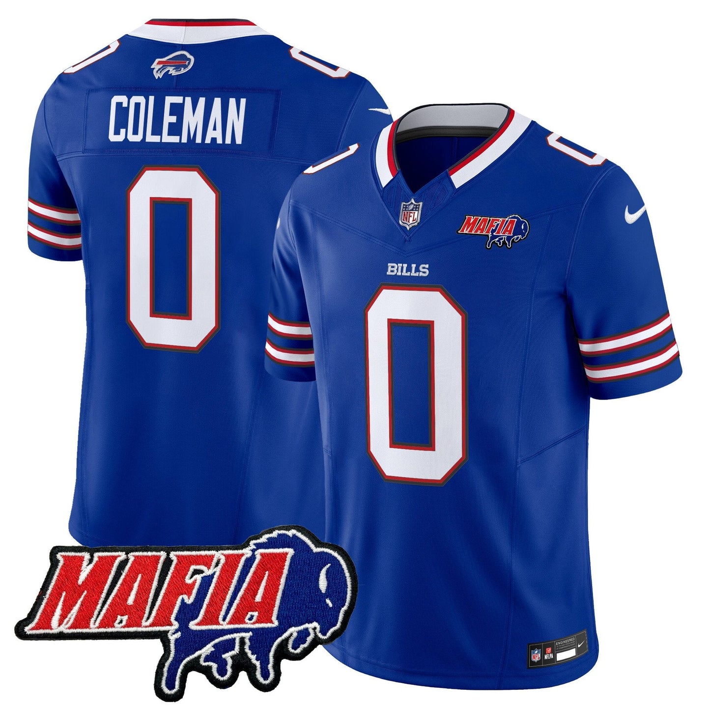 BUF 2025 Bills Mafia Patch Vapor Limited Jersey - All Stitched