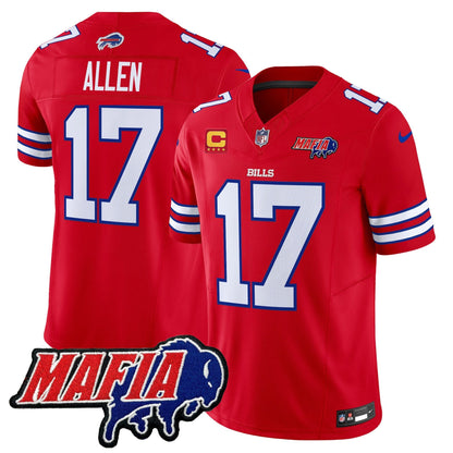 BUF 2025 Bills Mafia Patch Vapor Limited Jersey - All Stitched