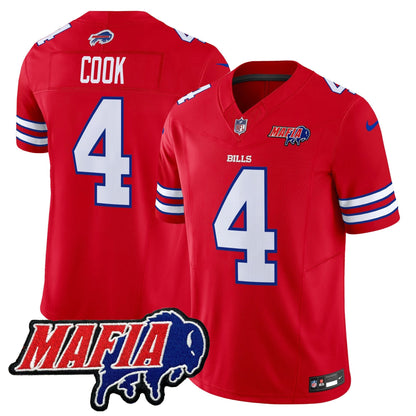 BUF 2025 Bills Mafia Patch Vapor Limited Jersey - All Stitched