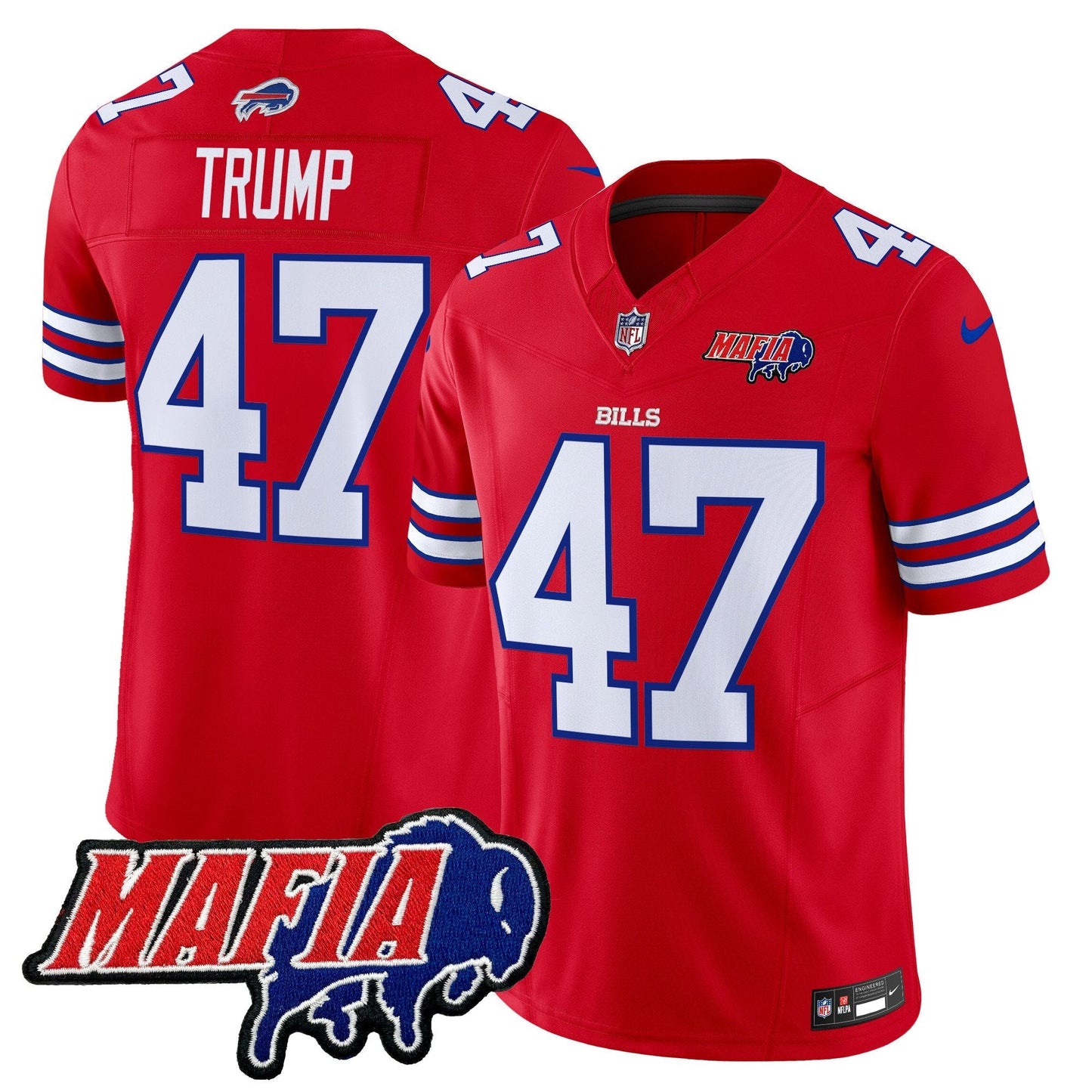 BUF 2025 Bills Mafia Patch Vapor Limited Jersey - All Stitched