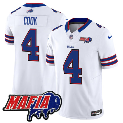 BUF 2025 Bills Mafia Patch Vapor Limited Jersey - All Stitched
