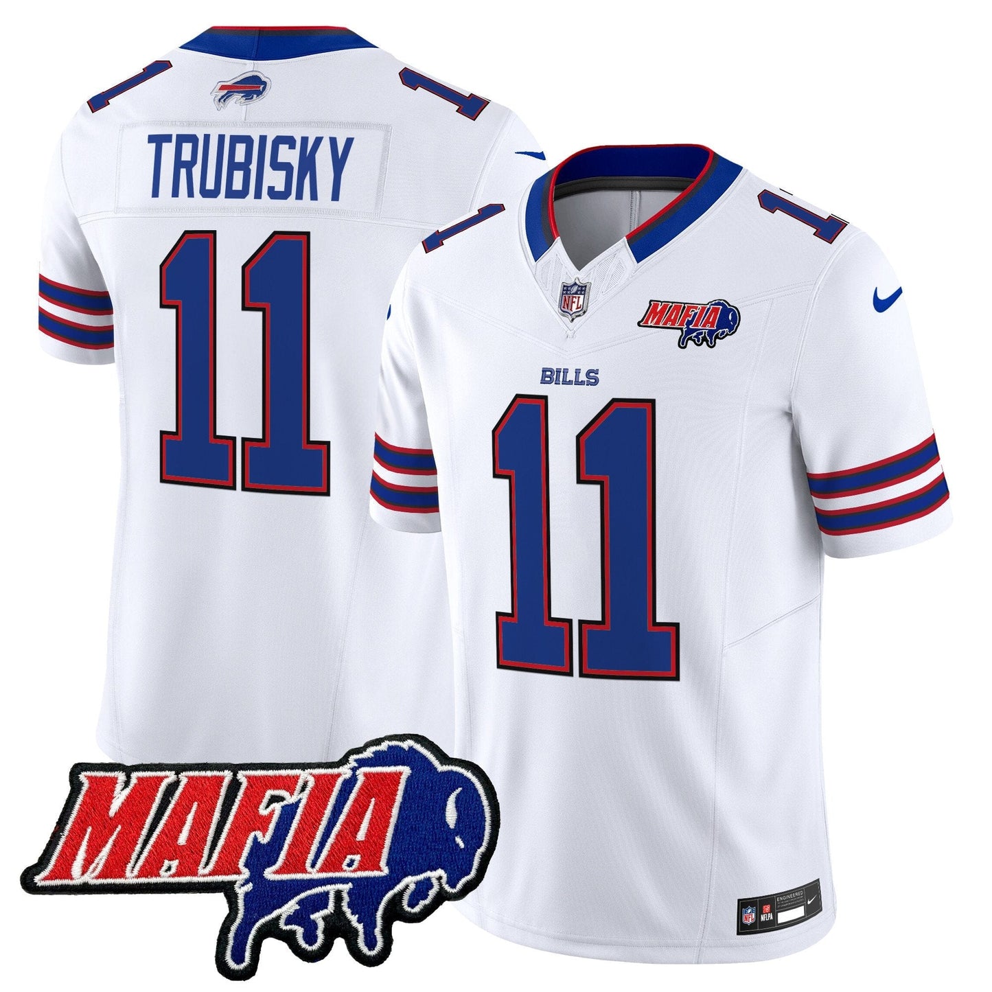 BUF 2025 Bills Mafia Patch Vapor Limited Jersey - All Stitched