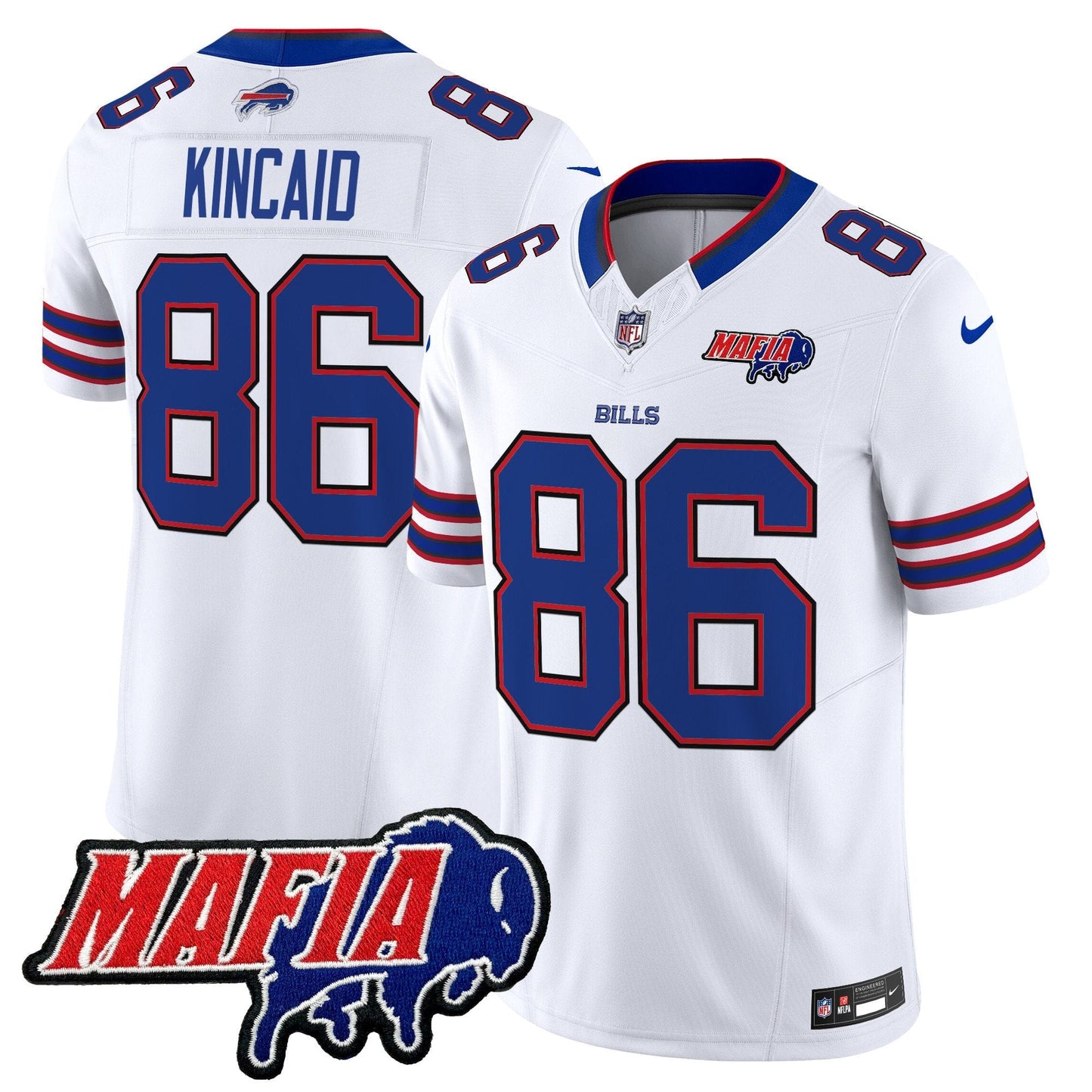 BUF 2025 Bills Mafia Patch Vapor Limited Jersey - All Stitched