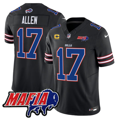 BUF 2025 Bills Mafia Patch Vapor Limited Jersey - All Stitched