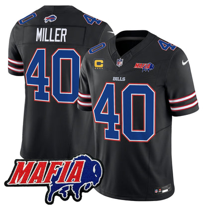 BUF 2025 Bills Mafia Patch Vapor Limited Jersey - All Stitched