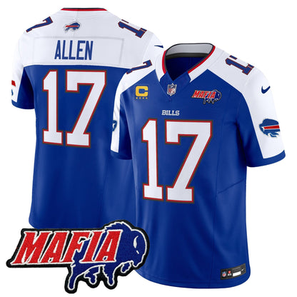 BUF 2025 Bills Mafia Patch Vapor Limited Jersey - All Stitched