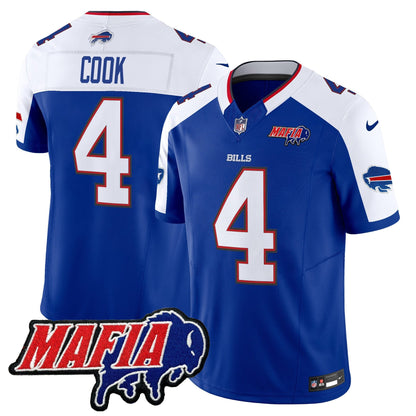 BUF 2025 Bills Mafia Patch Vapor Limited Jersey - All Stitched