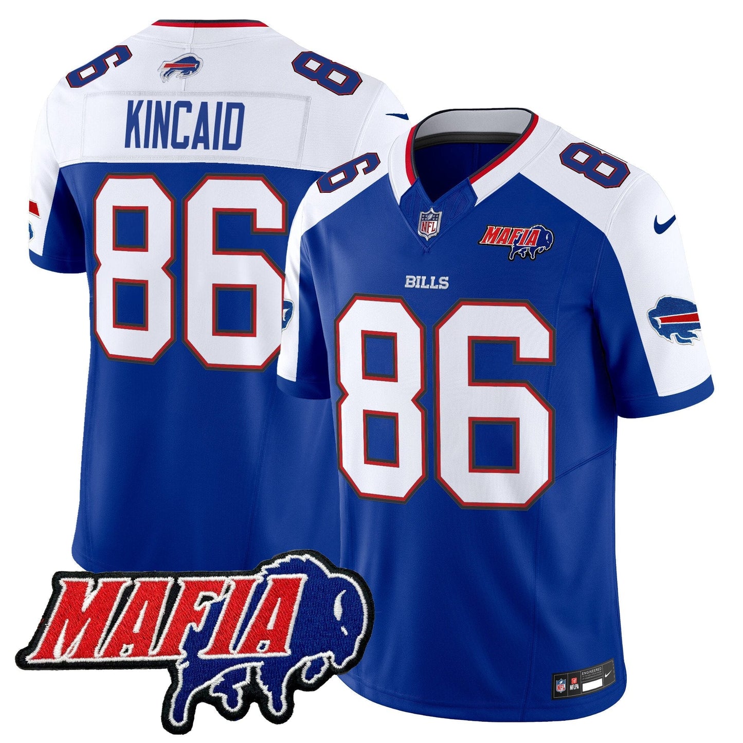 BUF 2025 Bills Mafia Patch Vapor Limited Jersey - All Stitched