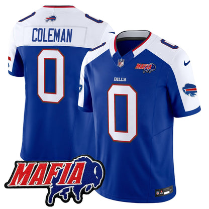 BUF 2025 Bills Mafia Patch Vapor Limited Jersey - All Stitched