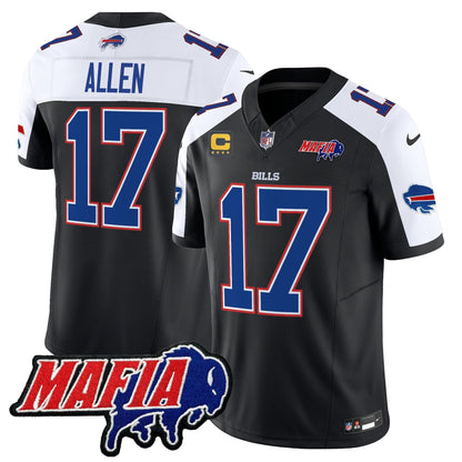 BUF 2025 Bills Mafia Patch Vapor Limited Jersey - All Stitched