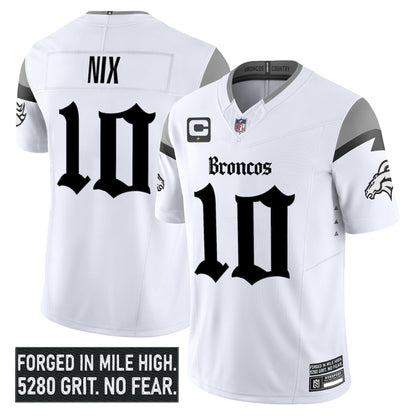 Men's Denver Broncos 'Gothic Mile High Shadows Edition' Vapor Limited Jersey - All Stitched