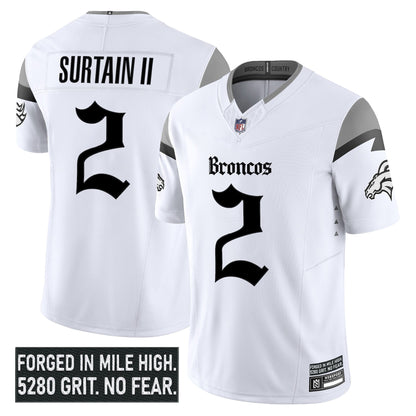 Men's Denver Broncos 'Gothic Mile High Shadows Edition' Vapor Limited Jersey - All Stitched