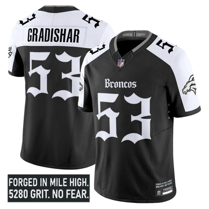 Men's Denver Broncos 'Gothic Mile High Shadows Edition' Vapor Limited Jersey - All Stitched