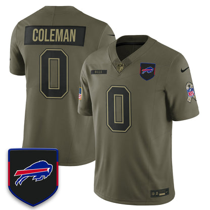 Buffalo Bills 2025 Salute to Service Limited Jersey - All Stitched