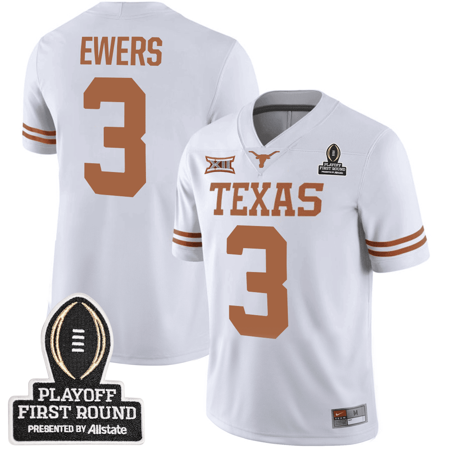 TEX Football 24/25 Jersey - CFP First Round Patch