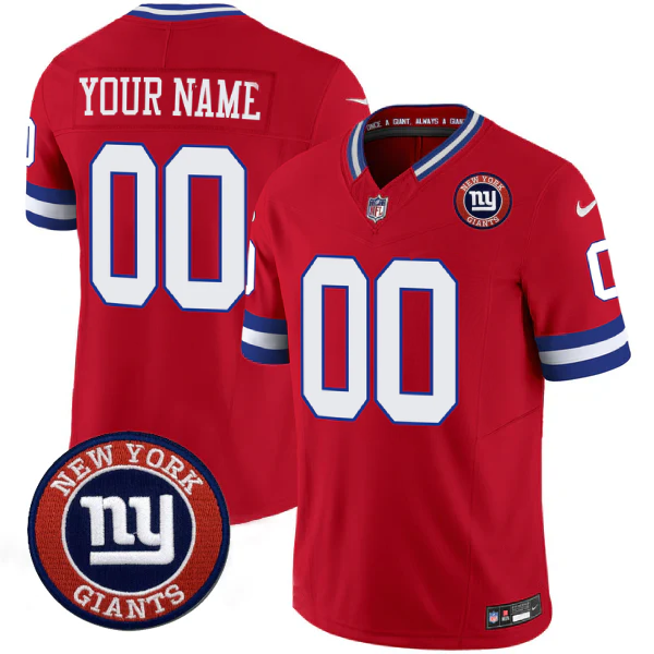 Custom NYG Limited Jersey - All Stitched