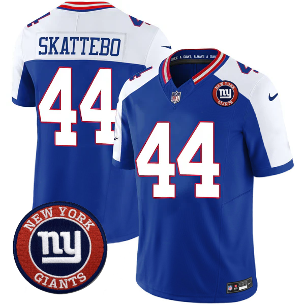 Cameron Skattebo #44 NYG Jersey - All Stitched N1