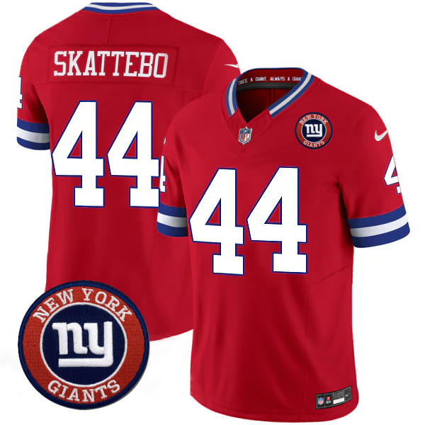Cameron Skattebo #44 NYG Jersey - All Stitched N1