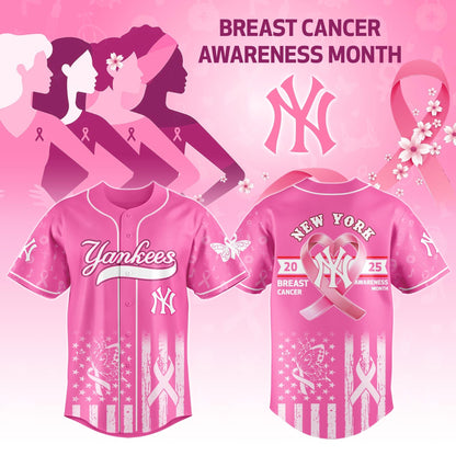 NYY x Breast Cancer Awareness Night - Limited Edition Jersey - Printed