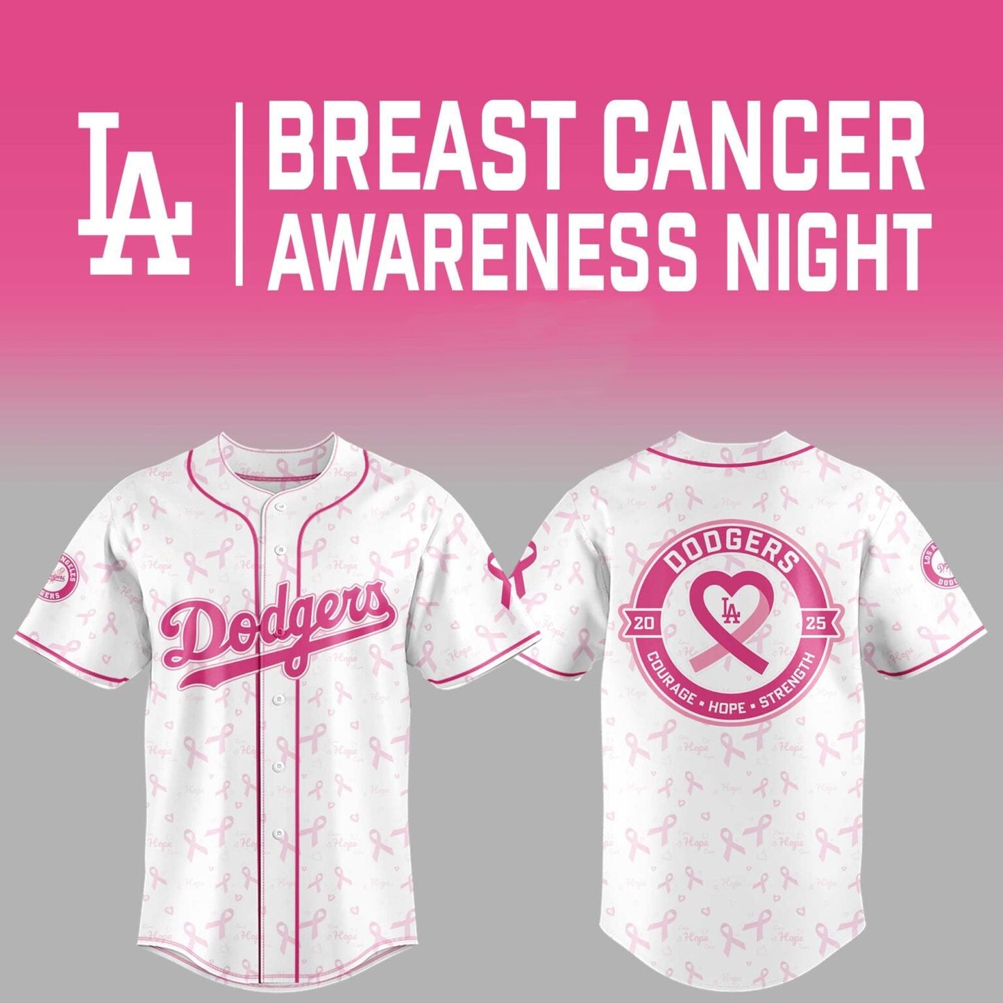 LAD x Breast Cancer Awareness Night - Limited Edition Jersey - Printed