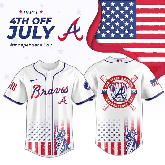 Atlanta Braves Special Independence Day Limited Edition Jersey