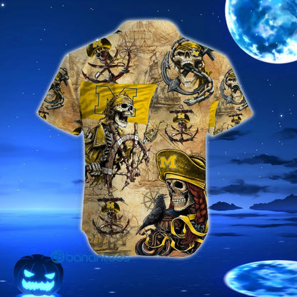 Michigan Wolverines - Pirate Skeleton Hawaiian Shirt H50995