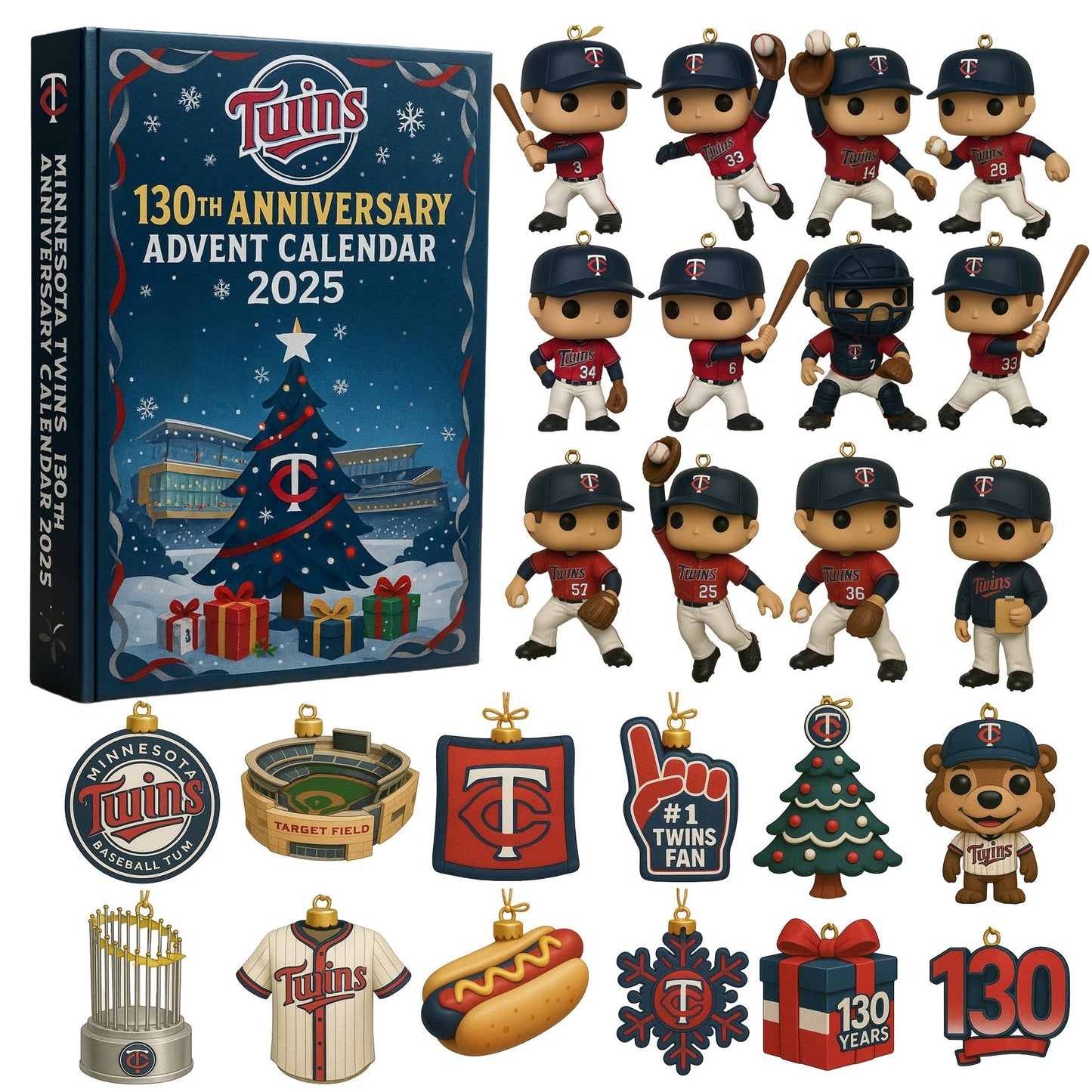 Minnesota Twins Advent Calendar 2025 130TH ANNIVERSARY