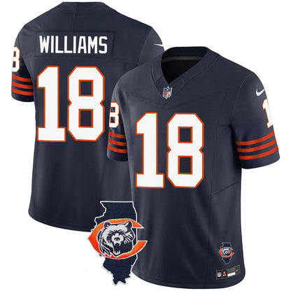 Bears Vapor Limited Player 2024 Jersey TLA - All Stitched