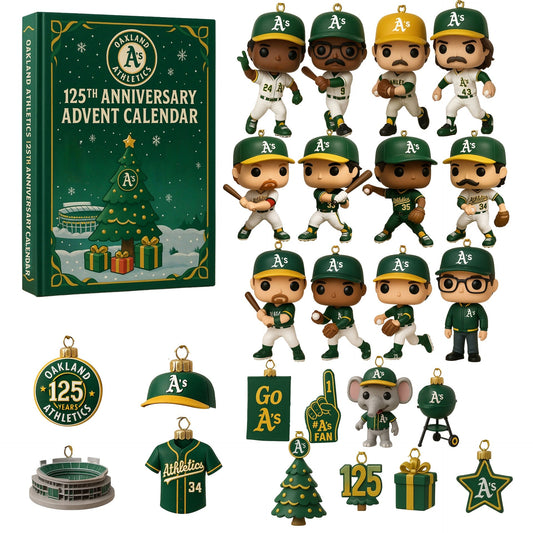 Oakland Athletics Advent Calendar 2025 125TH ANNIVERSARY