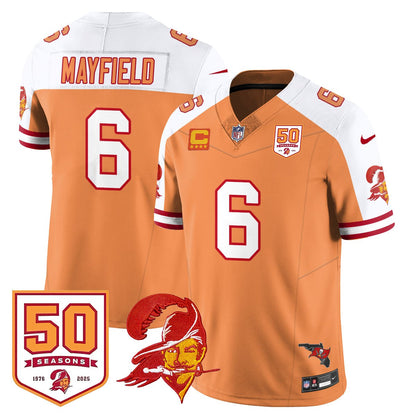 Tampa Bay Buccaneers 50th Season Limited Jersey - All Stitched