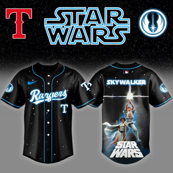 .Texas Rangers x Stars Wars Luke Skywalker Game Night Baseball Jersey Editions Limited v4