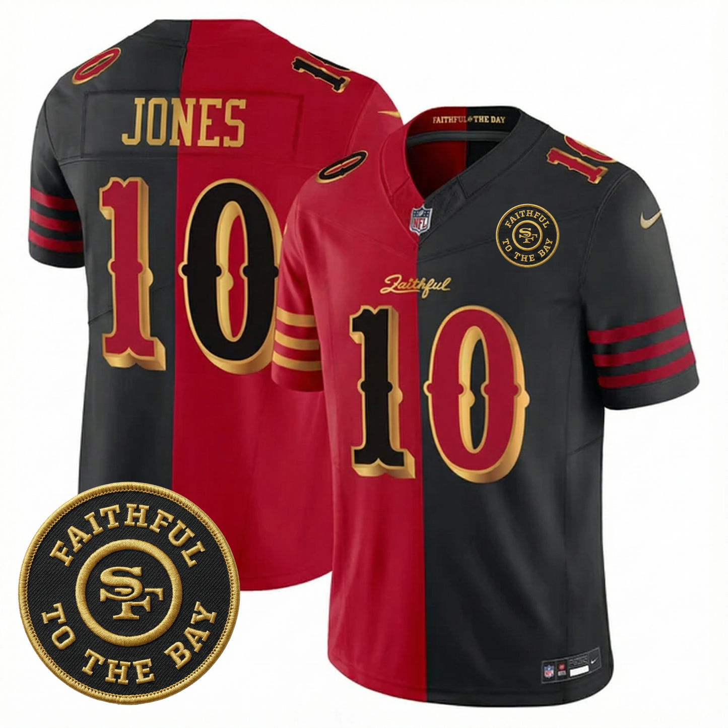 SF “Rivalries” Vapor Limited Jersey - Faithful To The Bay Patch - All Stitched