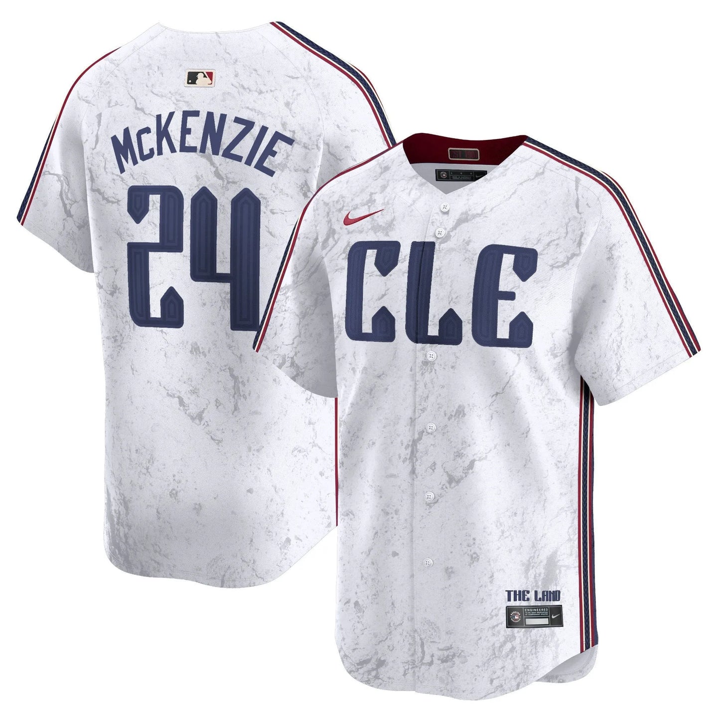 Guardians Navy 2024 City Connect Limited Jersey TLA - Stitched