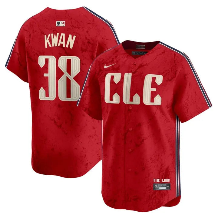 Guardians Navy 2024 City Connect Limited Jersey TLA - Stitched