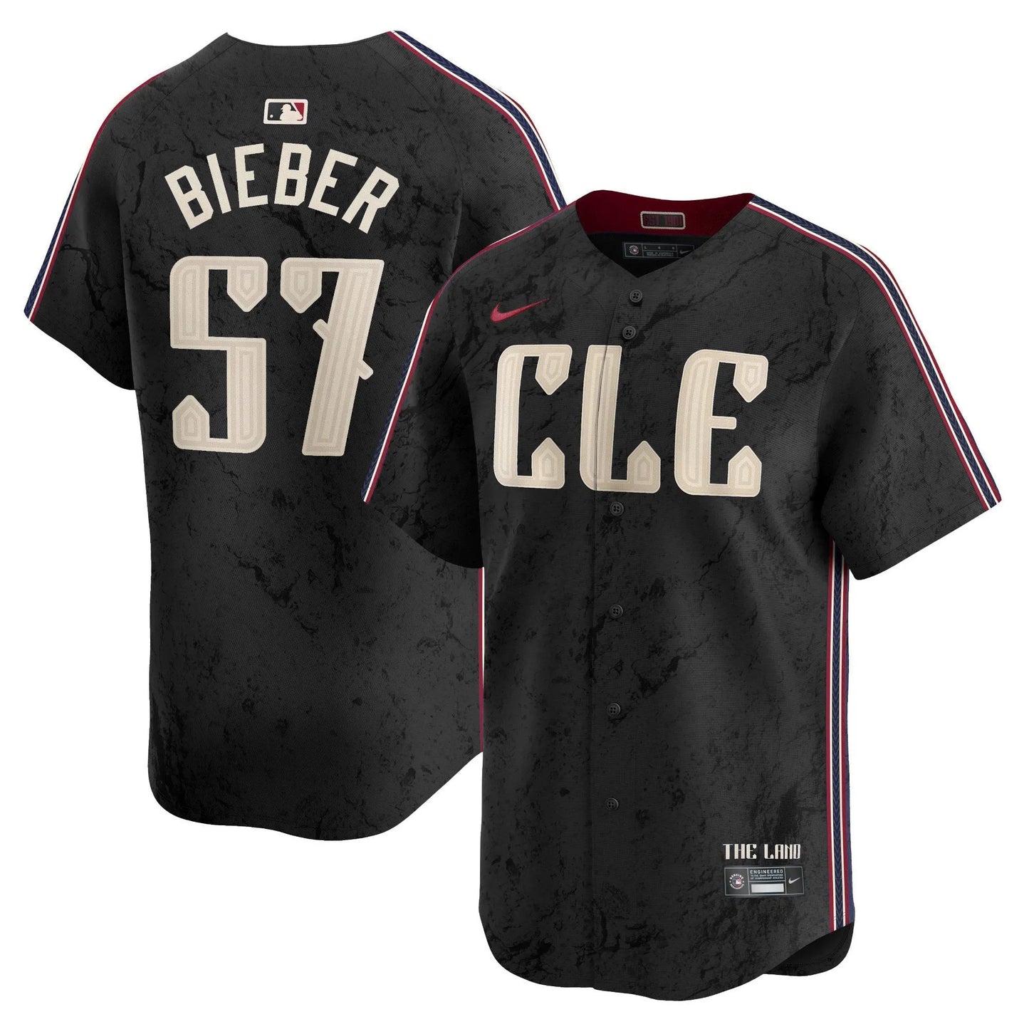 Guardians Navy 2024 City Connect Limited Jersey TLA - Stitched